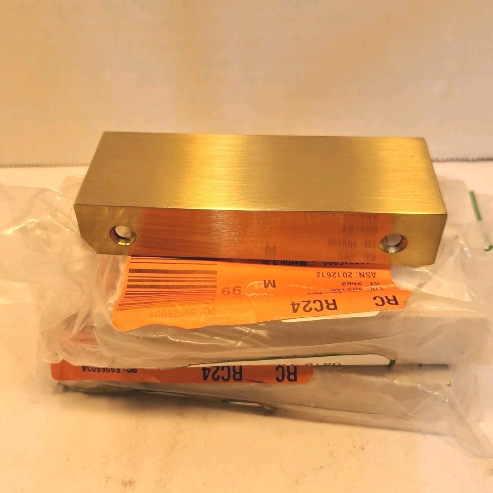 Sumner Street Martin 3" CC 4" Overall Lip Pull Satin Brass Drawer Pulls Set of 4